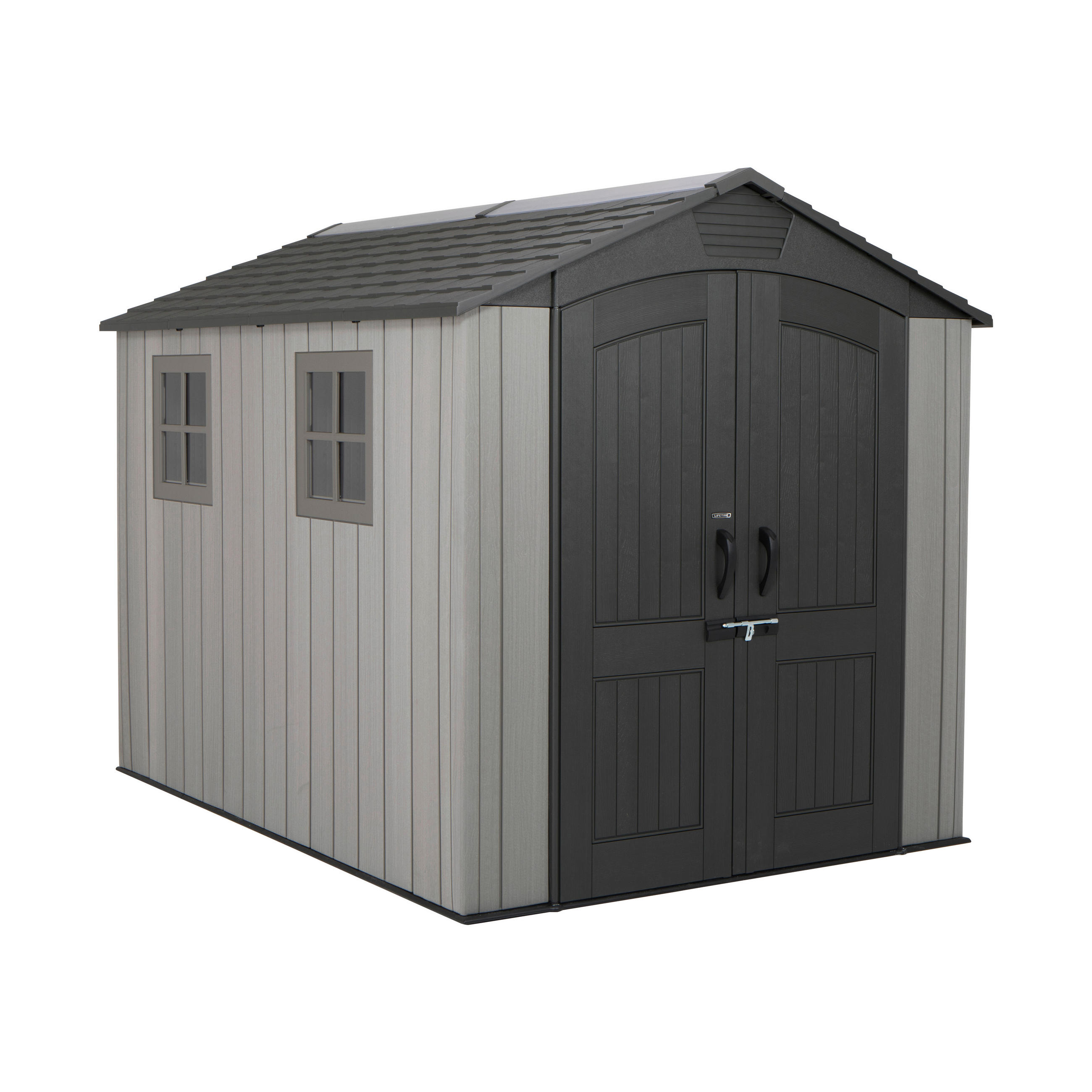 GERÄTEHAUS 204/227/285 cm  - Grau, Basics, Kunststoff (204/227/285cm) - Ambia Garden