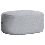 HOCKER in Textil Grau  - Schwarz/Grau, MODERN, Kunststoff/Textil (88/43/66cm) - Hom`in