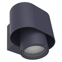AUßENWANDLEUCHTE Cypres 10,9/10,7/9,6 cm   - Anthrazit, Basics, Metall (10,9/10,7/9,6cm)