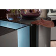 HIGHBOARD in 96/115/42 cm - Dunkelgrau, Natur, Glas/Holzwerkstoff (96/115/42cm) - Novel