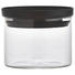 VORRATSDOSE 0,4 L - Klar/Schwarz, Basics, Glas/Kunststoff (9,5/7cm) - Homeware VORRATSDOSE 0,4 L - Klar/Schwarz, Basics, Glas/Kunststoff (9,5/7cm) - Homeware