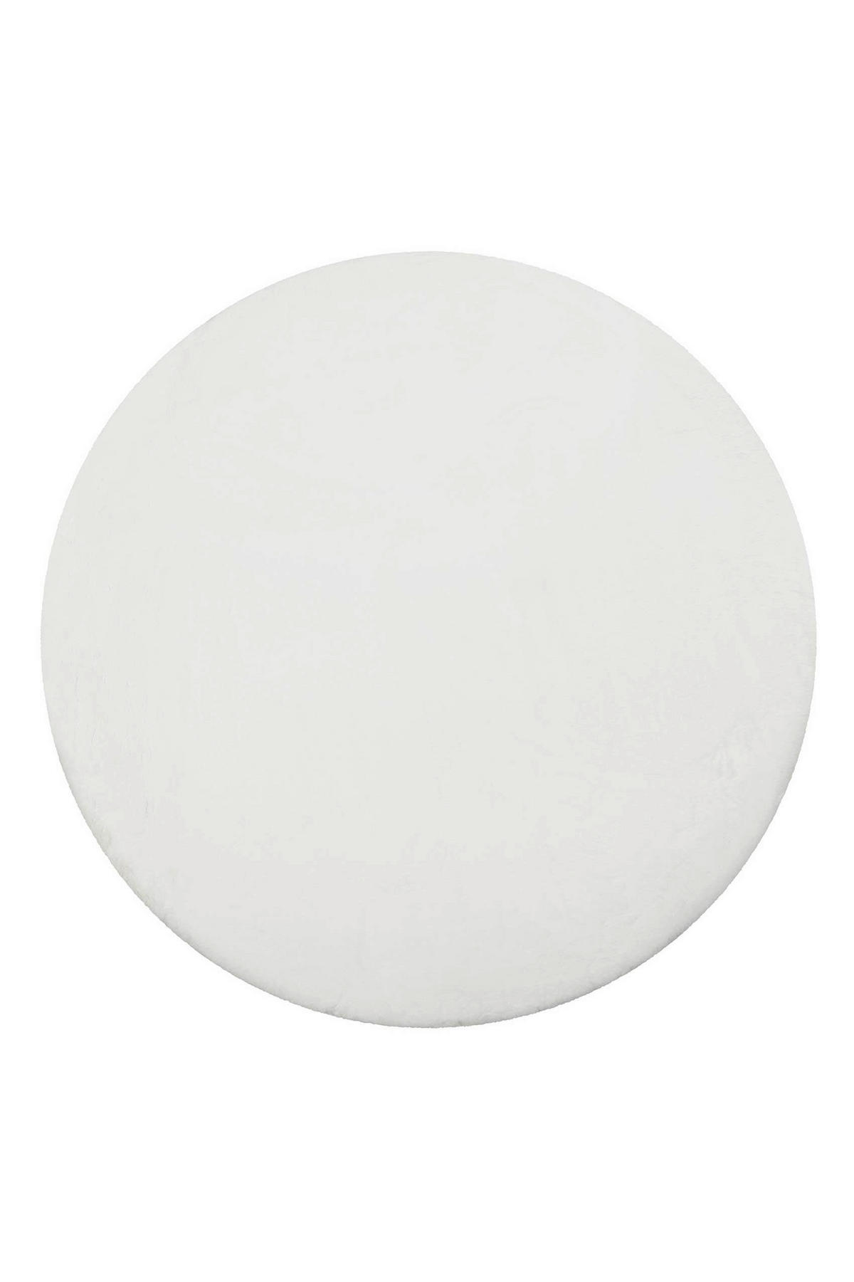 HOCHFLORTEPPICH 100 cm Anna Weiß  - Weiß, KONVENTIONELL, Textil (100cm) - WECON HOME BASIC