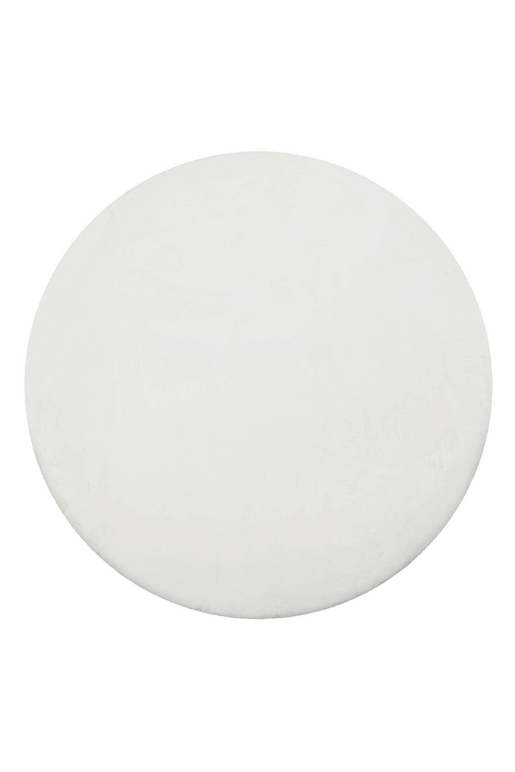 Wecon Home Basic Hochflorteppich Anna Weiß