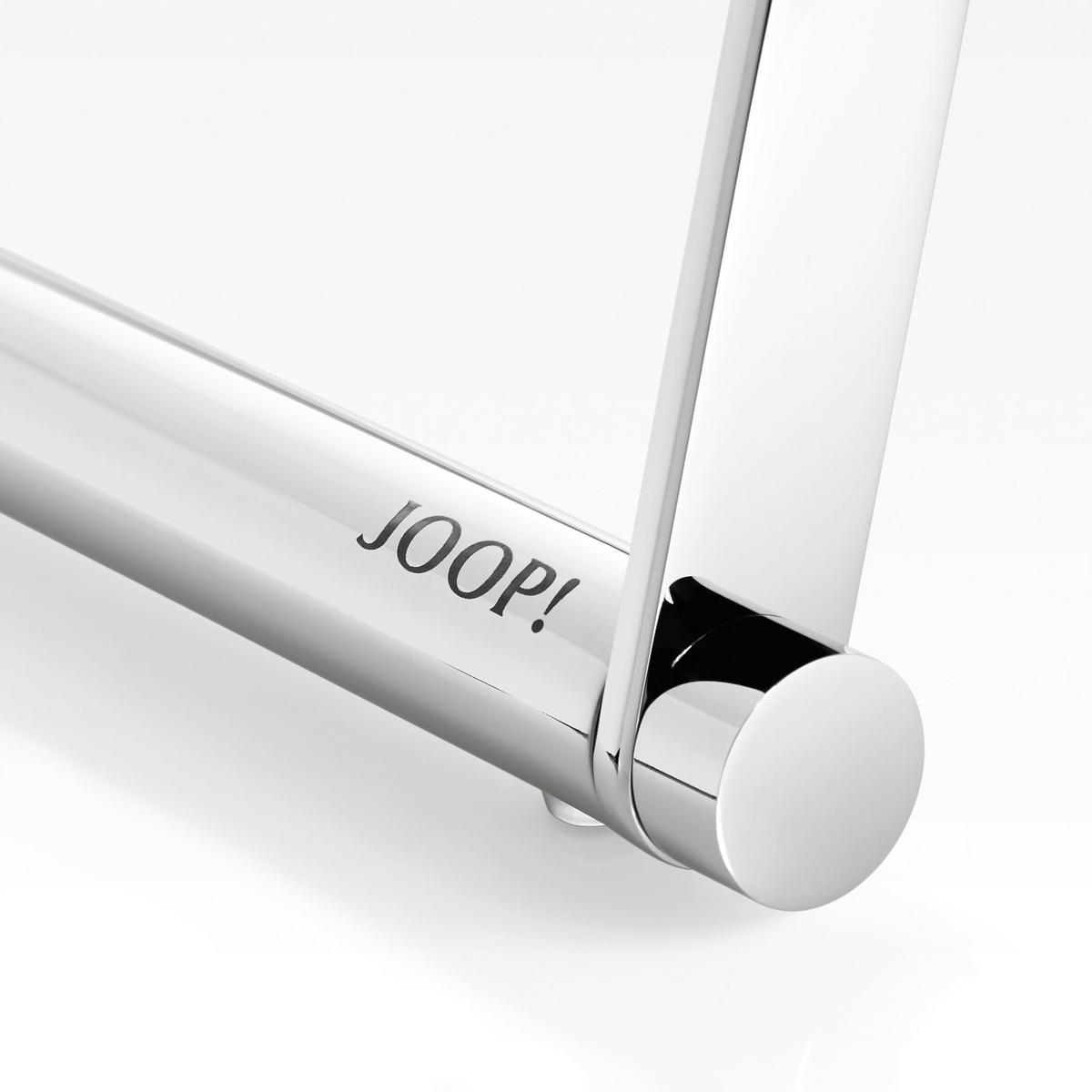 BADHOCKER - Chromfarben/Schwarz, Basics, Kunststoff/Textil (34,5/45/45cm) - Joop!