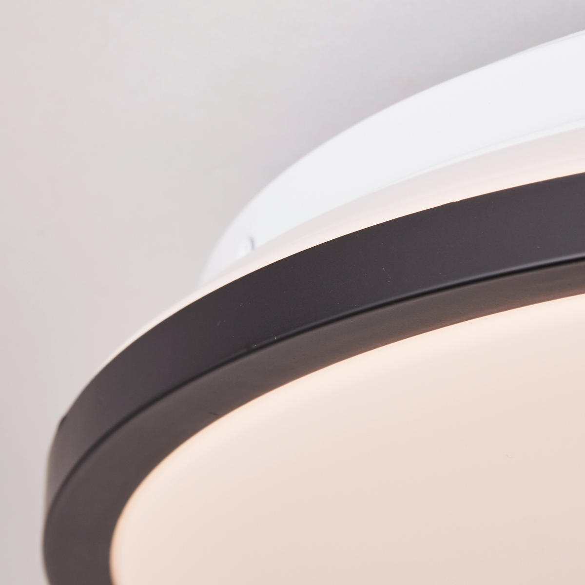 LED PLAFONJERA Heida  - crna, Osnovno, metal/plastika (39,5/7cm)