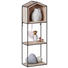 WANDREGAL - Schwarz/Naturfarben, ROMANTIK / LANDHAUS, Holz/Metall (20/60/12cm) - Landscape WANDREGAL - Schwarz/Naturfarben, ROMANTIK / LANDHAUS, Holz/Metall (20/60/12cm) - Landscape
