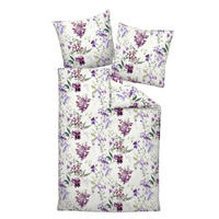 POSTELJNINA 135/200 cm mako saten barve gozdnih sadežev  - barve gozdnih sadežev, Konvencionalno, tekstil (135/200cm) - Janine