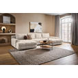 WOHNLANDSCHAFT  in Cord Beige  - Chromfarben/Beige, KONVENTIONELL, Kunststoff/Textil (180/376/180cm) - Carryhome