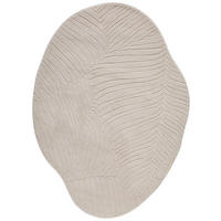 WEBTEPPICH Wohnzimmer 120/160 cm Ellipse Taupe oval  - Taupe, Design, Textil (120/160cm) - Novel