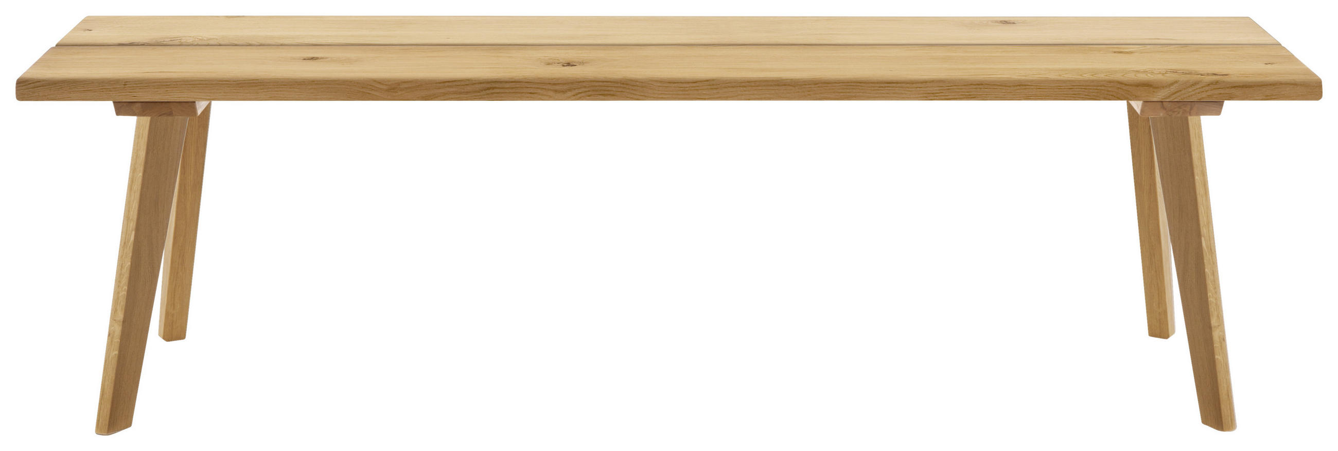 SITZBANK 140/38/37 cm Eichefarben Eiche massiv  - Eichefarben, Design, Holz (140/38/37cm) - Hasena