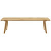 SITZBANK  in 140/38/37 cm  - Eichefarben, Design, Holz (140/38/37cm) - Hasena