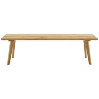SITZBANK 140/38/37 cm Eichefarben Eiche massiv  - Eichefarben, Design, Holz (140/38/37cm) - Hasena