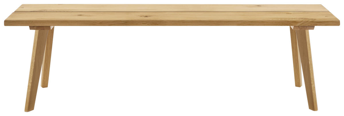 SITZBANK 140/38/37 cm Eichefarben Eiche massiv  - Eichefarben, Design, Holz (140/38/37cm) - Hasena