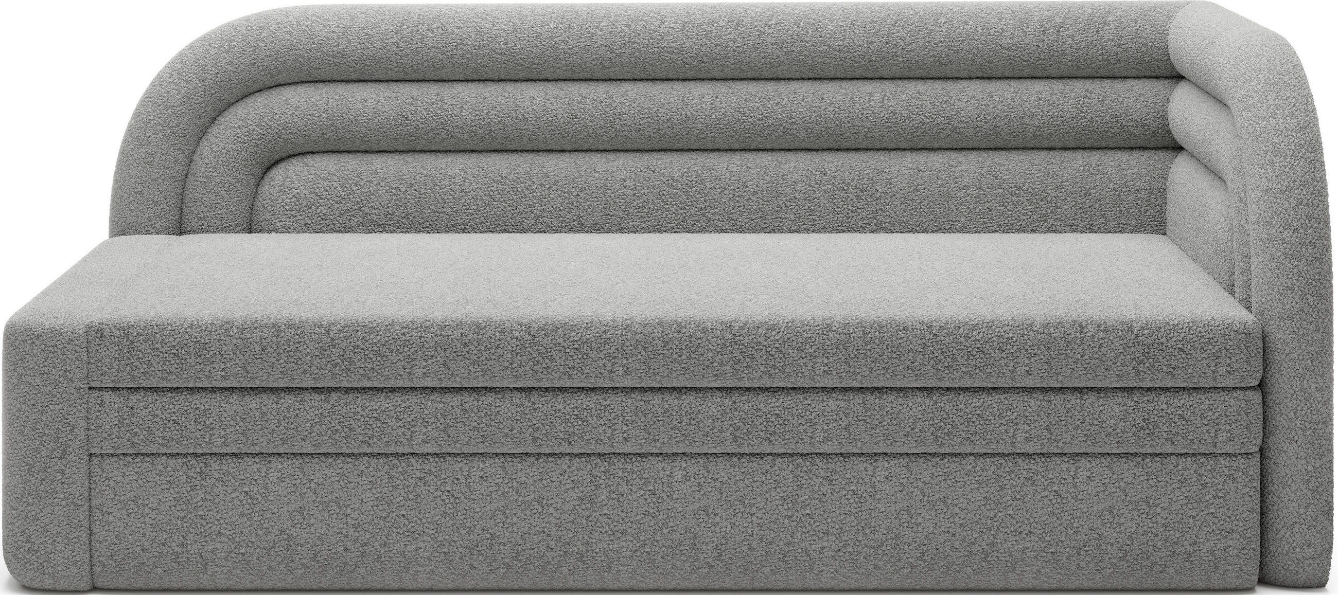 Thumbnail - Mid.you Récamiere Fabillo, Grau, Textil, 223x80x86 cm, Liegefunktion, Wohnzimmer, Sofas & Couches, Sofas, Recamieren