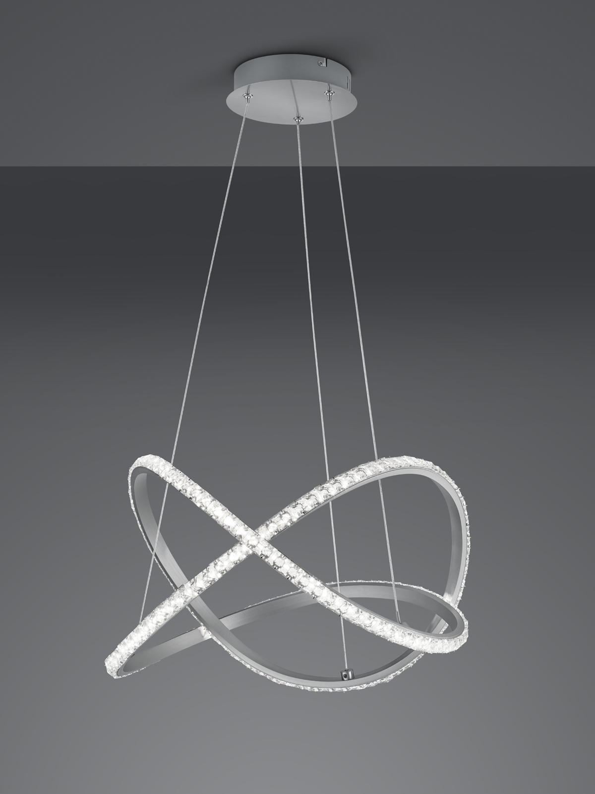 LED-HÄNGELEUCHTE RUBIN  - Design, Metall (50/150cm)