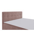 BOXSPRINGBETT 140/200 cm  in Hellrot  - Hellrot/Schwarz, KONVENTIONELL, Kunststoff/Textil (140/200cm) - Carryhome