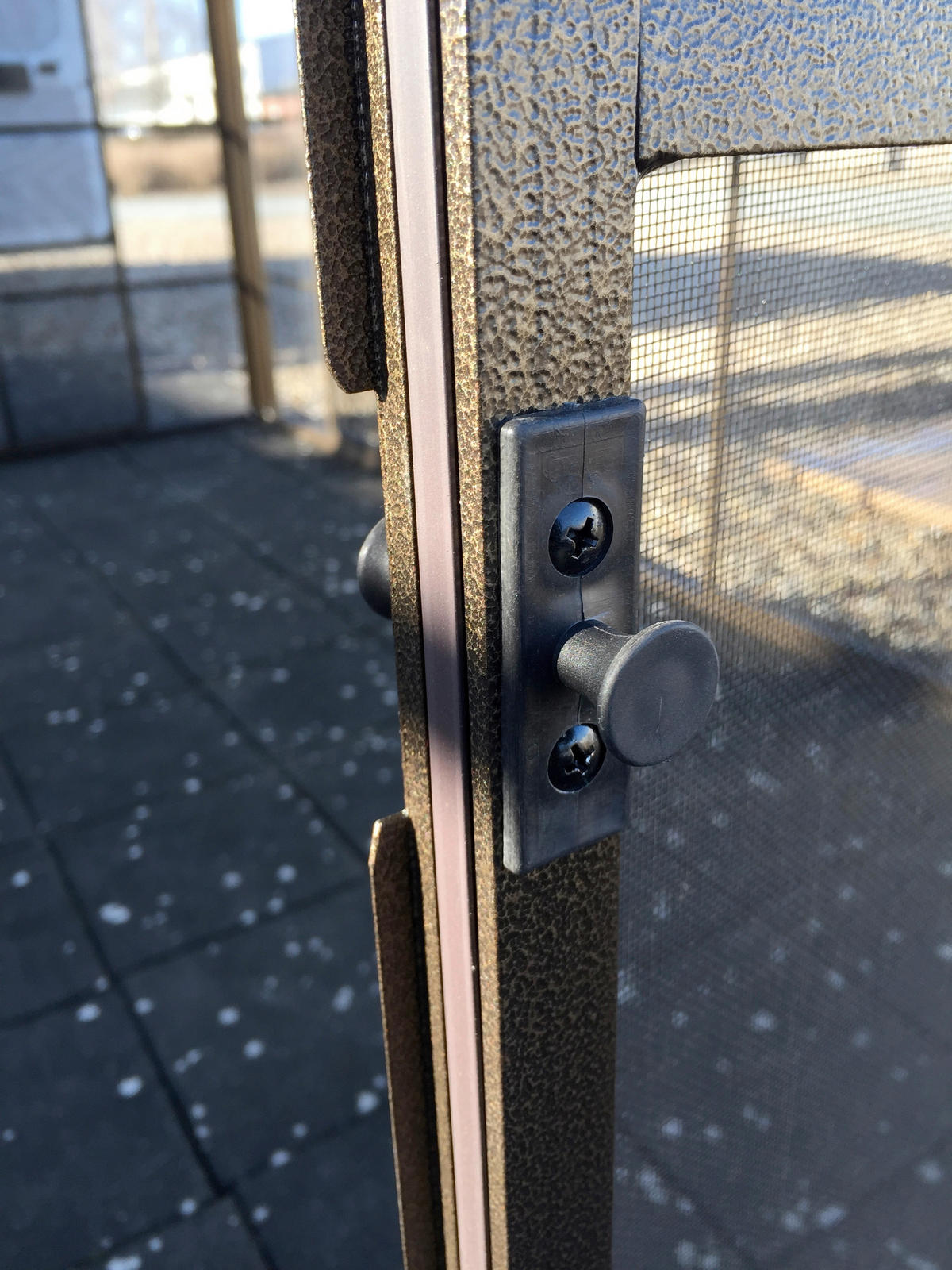 PAVILLON 362/283/297 cm Aluminium  - Bronzefarben, Basics, Kunststoff/Metall (362/283/297cm)