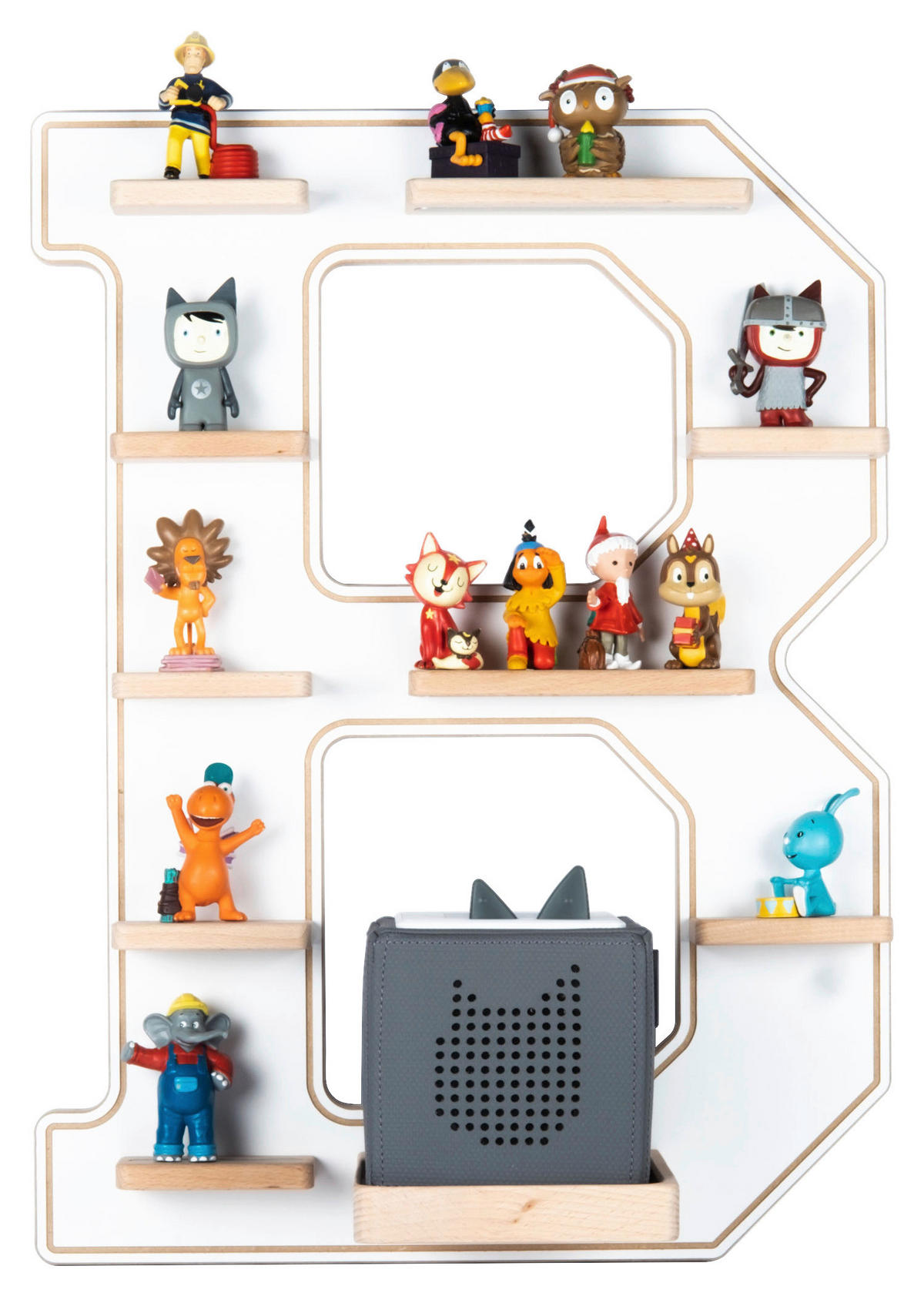 KINDERREGAL Weiß  - Weiß, MODERN, Holzwerkstoff (41/54/19cm) - MID.YOU