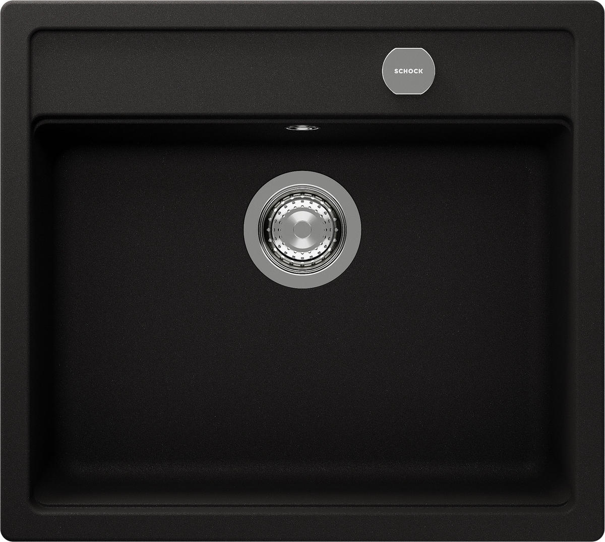 SPÜLE NEMN100AGNE  - Graphitfarben, Basics, Stein (57/29/51cm) - Schock