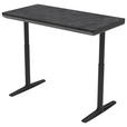 SCHREIBTISCH 140/70/73-118 cm  in Schwarz  - Schwarz, Design, Holzwerkstoff/Kunststoff (140/70/73-118cm) - Novel