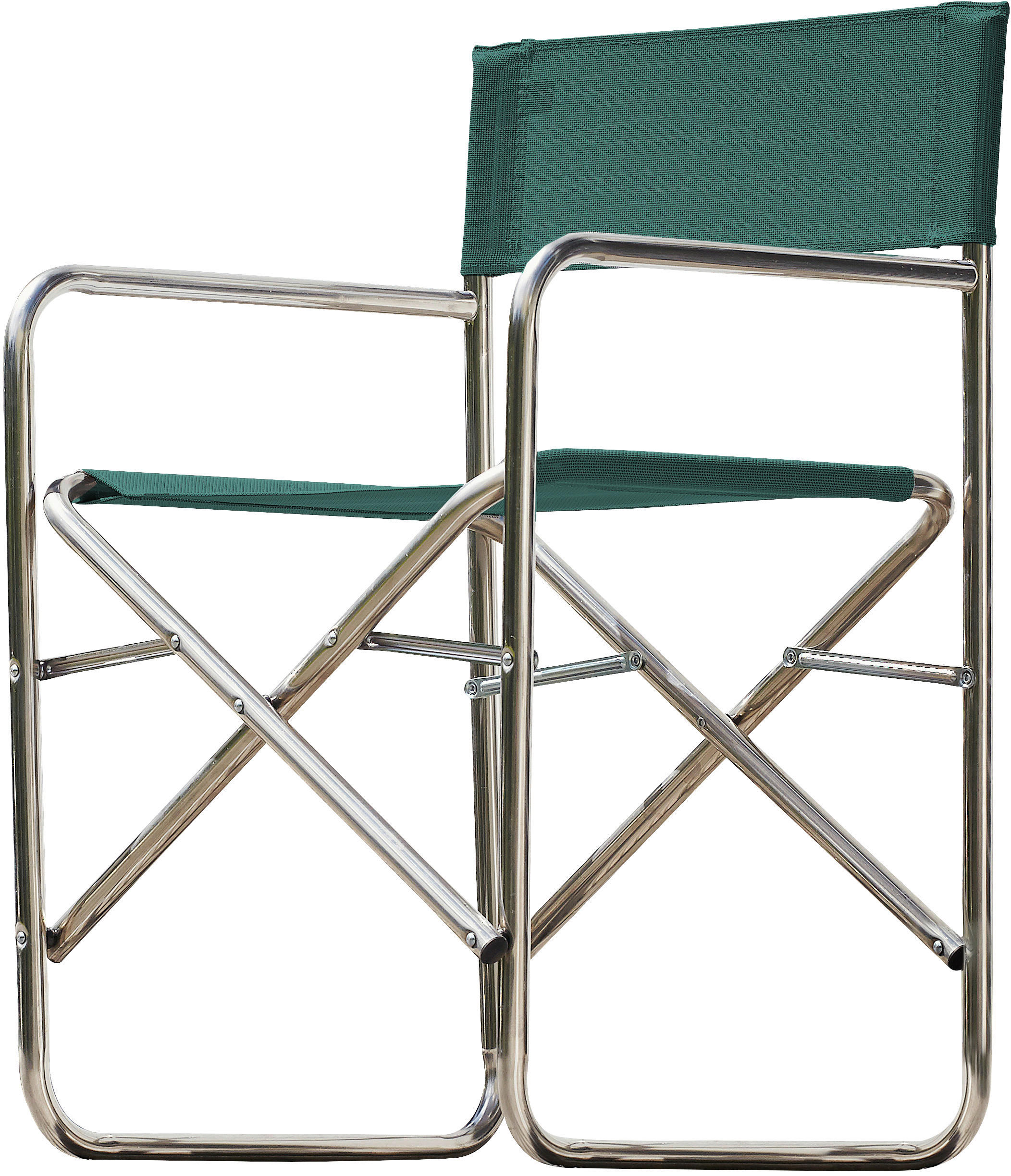 REGIESTUHL Aluminium Grün, Alufarben  - Alufarben/Grün, Design, Textil/Metall (51/83/44cm) - Jan Kurtz