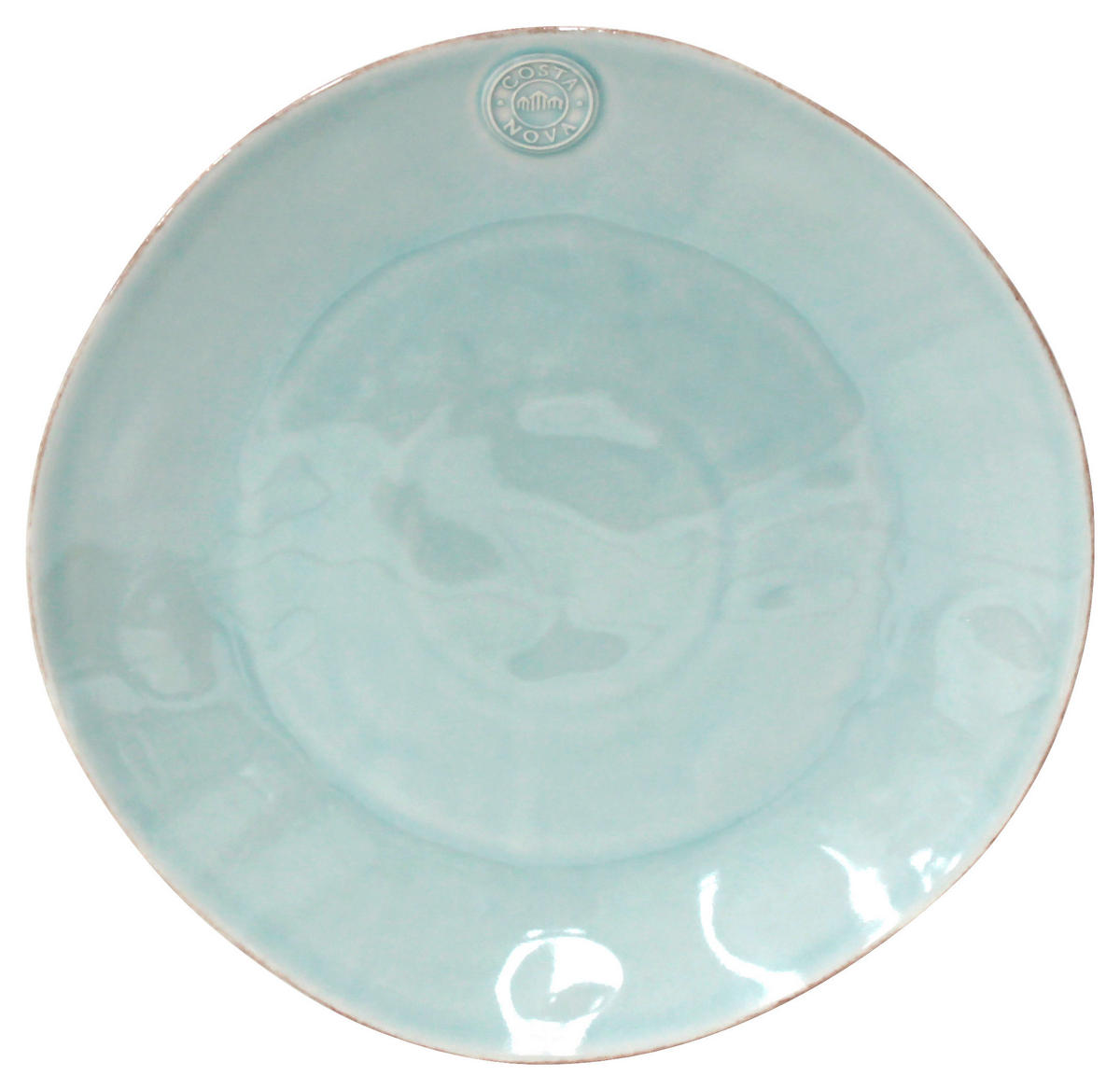 PLATZTELLER Keramik Feinsteinzeug  - Türkis, Basics, Keramik (33/3cm) - Costa Nova