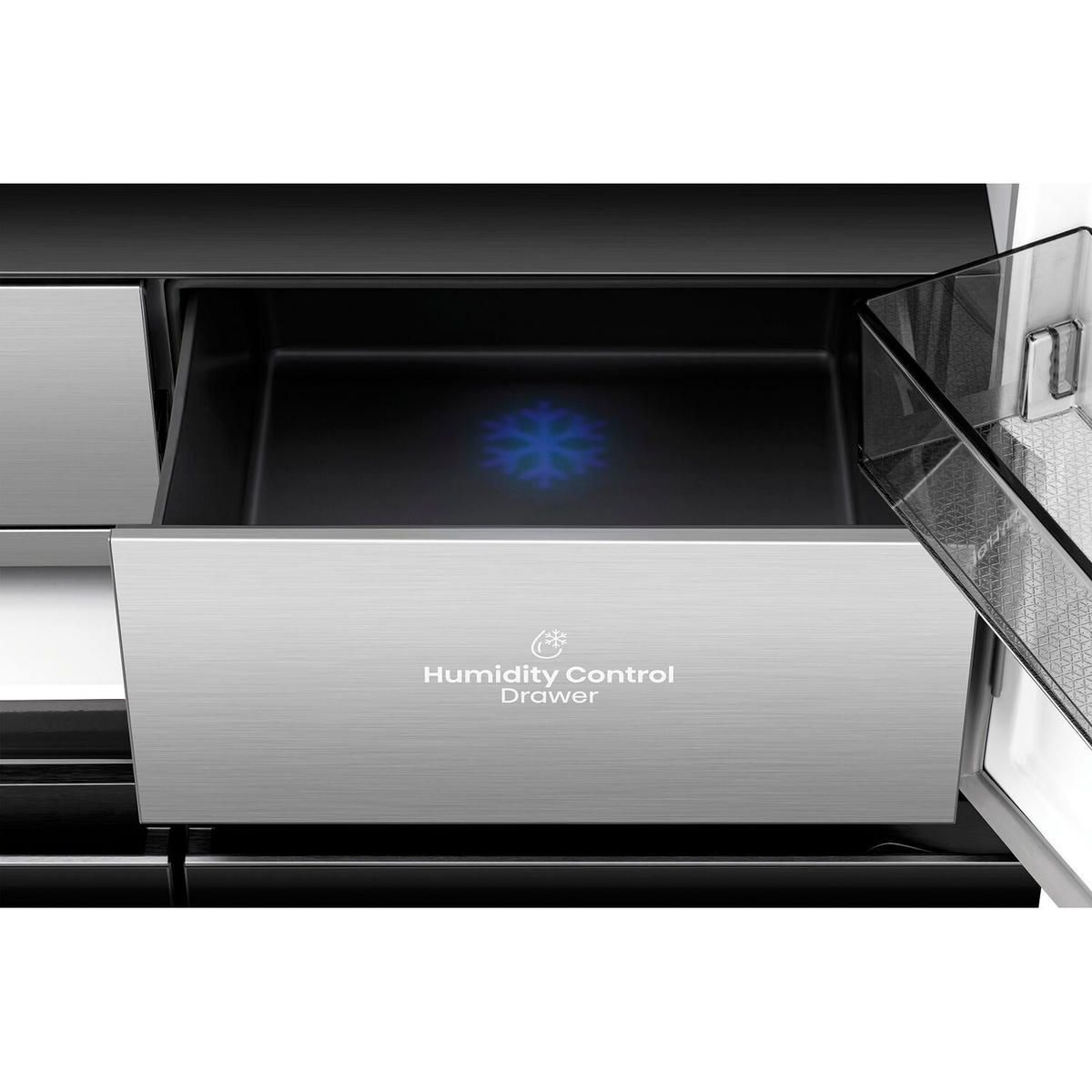 MULTI-DOOR RQ768N4GBE  - Schwarz Hochglanz, Basics, Glas/Kunststoff (91,1/190/60cm) - Hisense