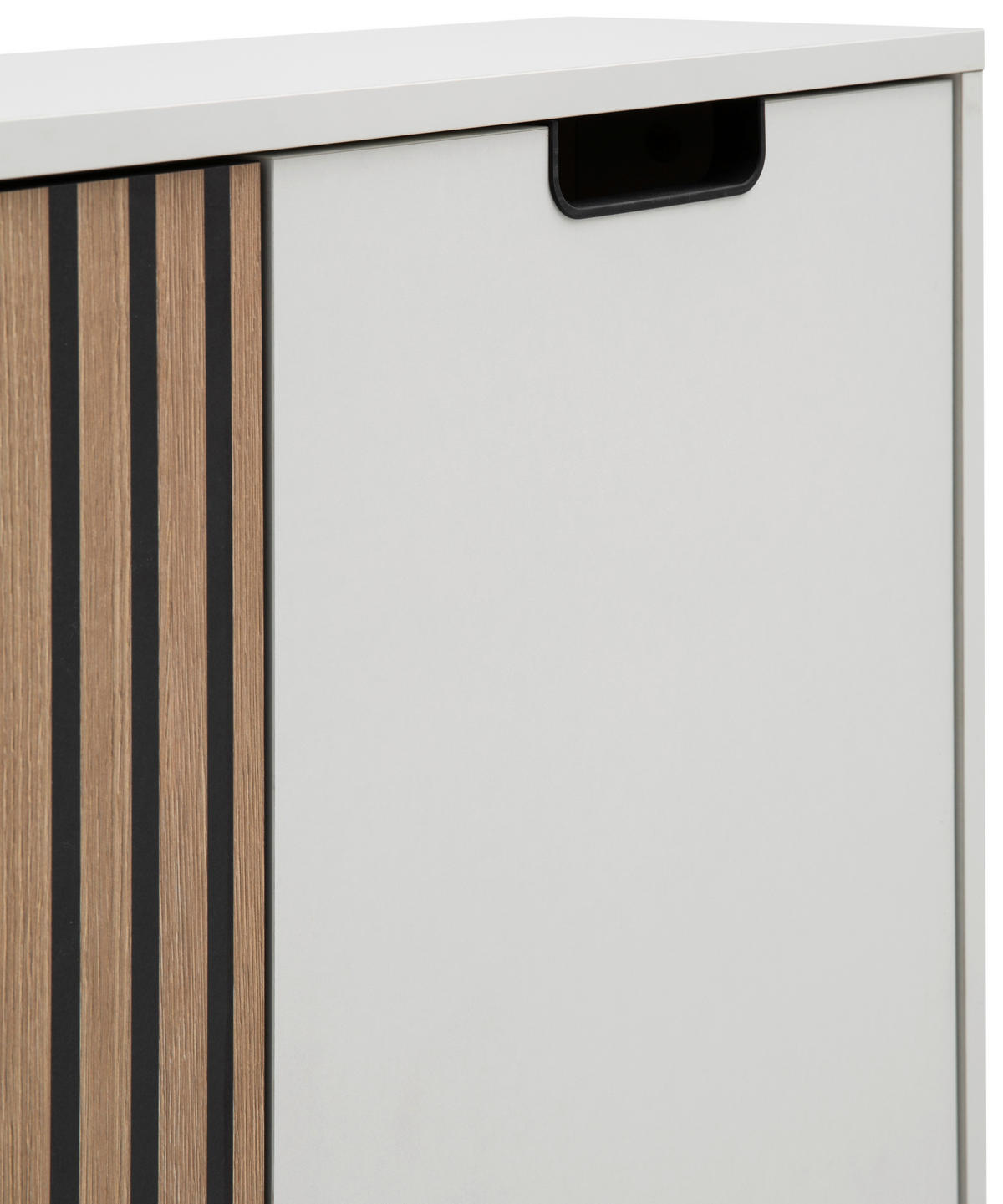 UNTERSCHRANK 59,8/85,2/19,55 cm   - Eichefarben/Schwarz, Design, Holzwerkstoff/Kunststoff (59,8/85,2/19,55cm) - MID.YOU