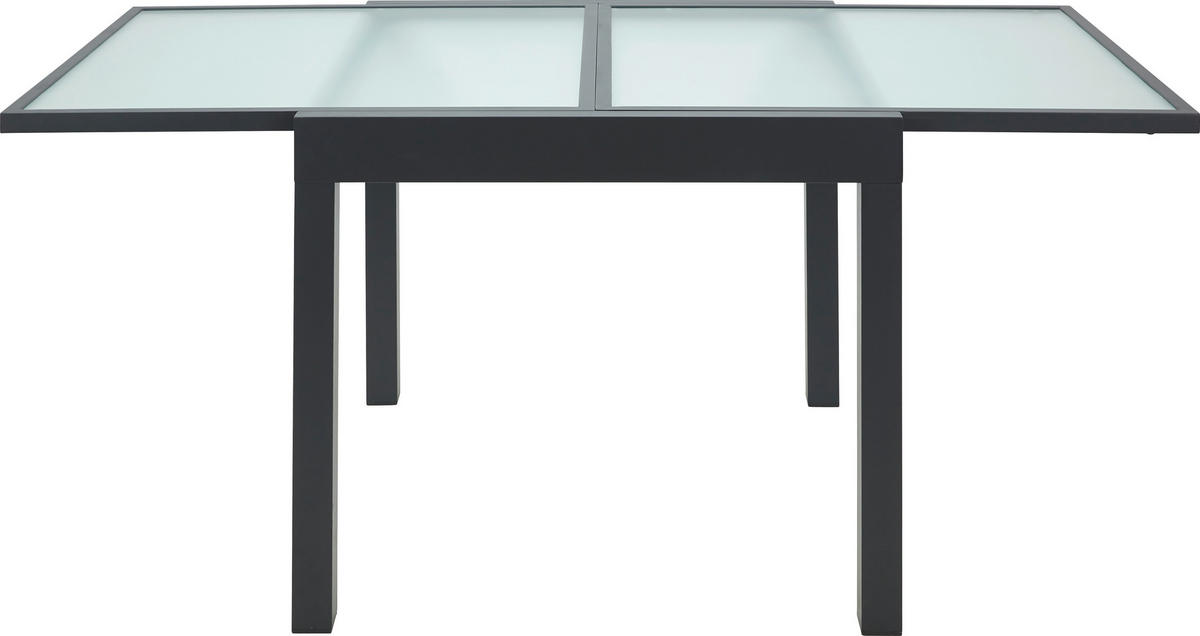Masă Grădină 90-180/90/75 cm   - antracit, Design, sticlă/metal (90-180/90/75cm) - Ambia Garden