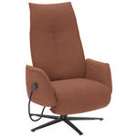 RELAXSESSEL in Textil Terracotta  - Anthrazit/Terracotta, Design, Textil/Metall (71/114/84cm) - Johann Jakob