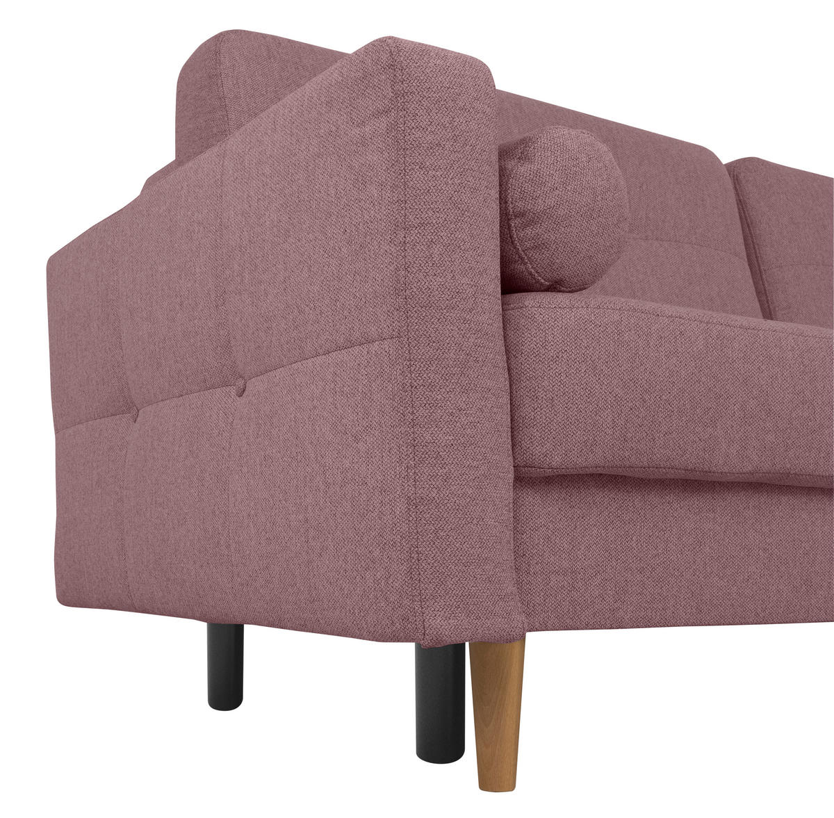 SCHLAFSOFA in Beere  - Beere/Buchefarben, Design, Holz/Textil (222/93/99cm) - MID.YOU