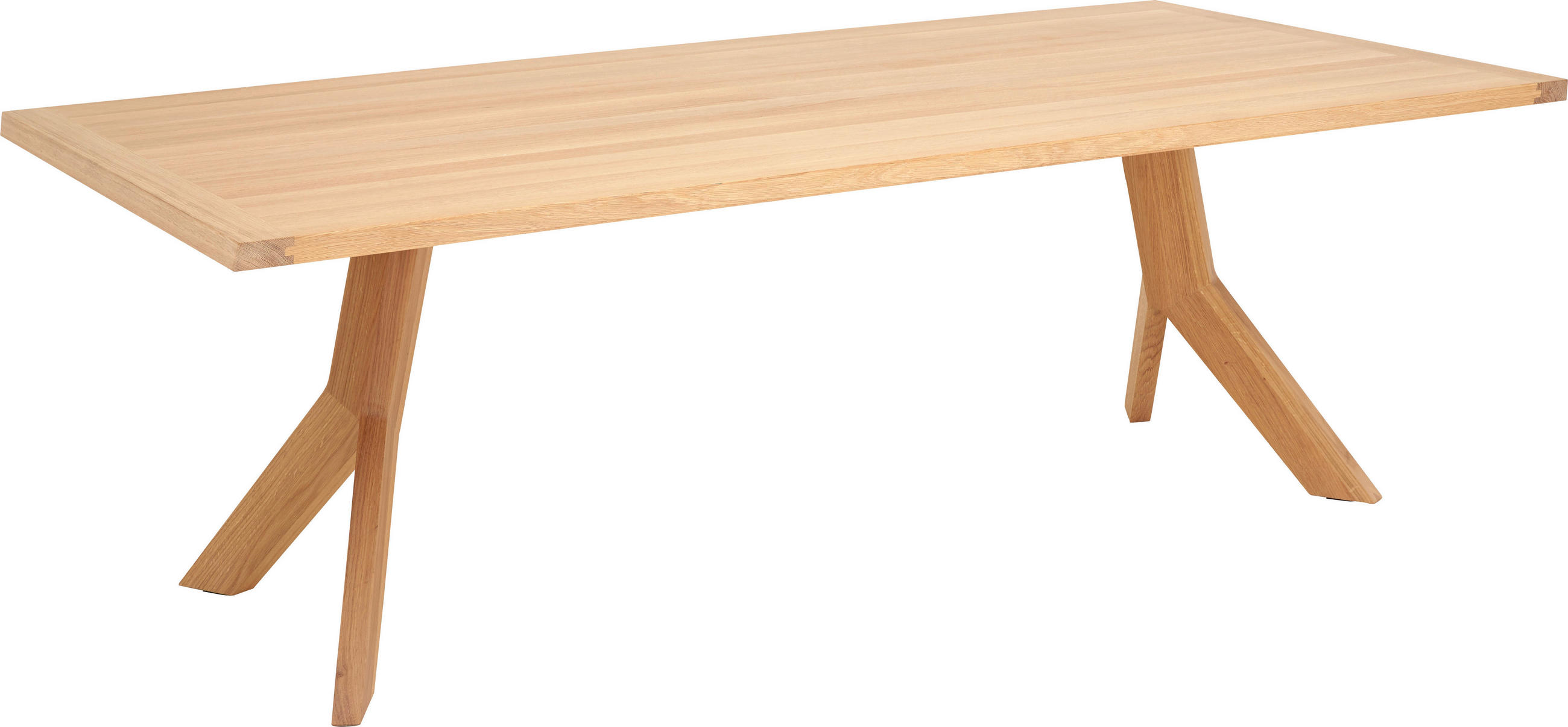 ESSTISCH in Holz 160-220/100/75 cm  - Eichefarben, Design, Holz (160-220/100/75cm) - TEAM 7