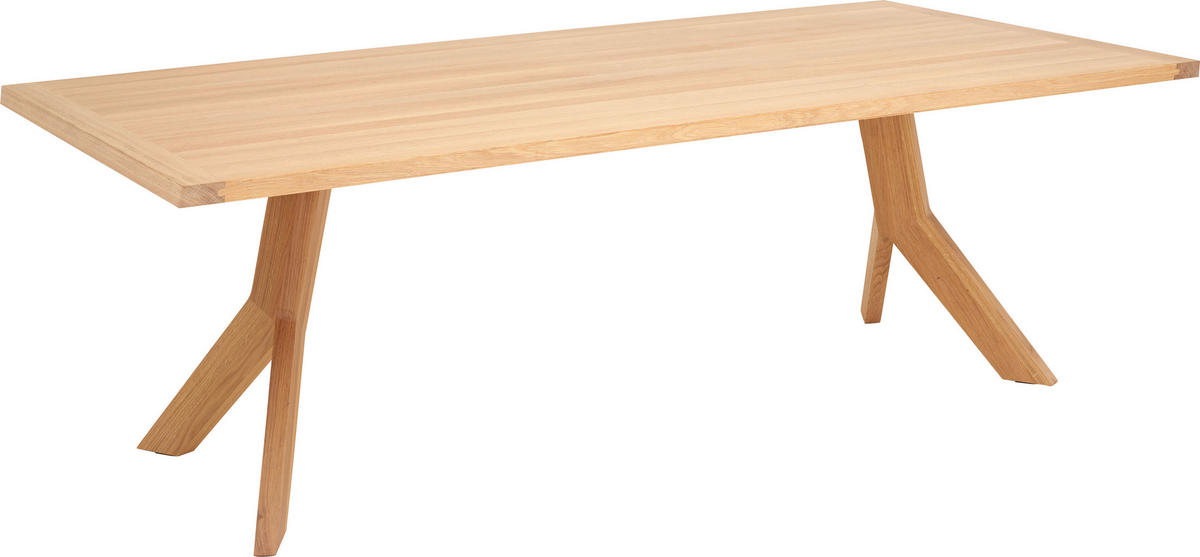 ESSTISCH in Holz 150-210/100/75 cm  - Eichefarben, Design, Holz (150-210/100/75cm) - TEAM 7