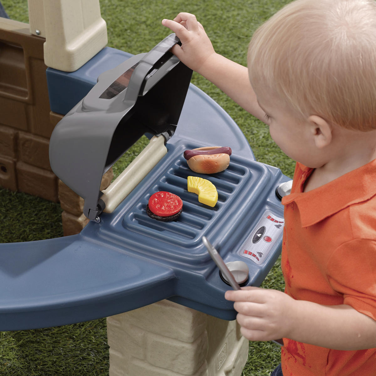 Spielhaus Great Outdoors 179,1/137,2/95,3 cm Step2 Great Outdoors Playhouse  - Basics, Kunststoff (179,1/137,2/95,3cm) - Ambia Garden