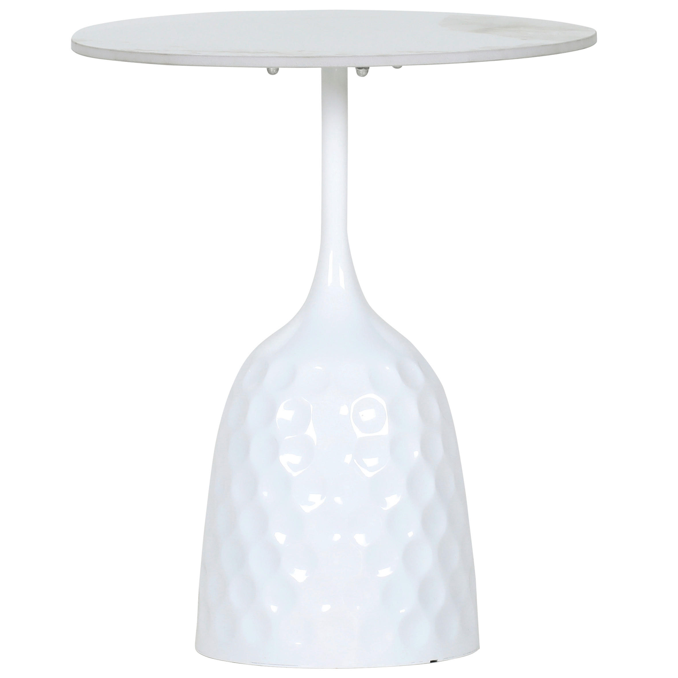 SOFFBORD i keramik 50/60 cm  - vit, Design, metall/keramik (50/60cm) - Belluti