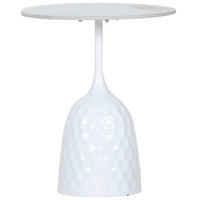 SOFFBORD i keramik 50/60 cm  - vit, Design, metall/keramik (50/60cm) - Belluti