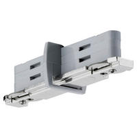 SCHIENENSYSTEM-STROMTRENNER URail 1,8/7/1,8 cm  - Chromfarben, Design, Metall (1,8/7/1,8cm) - Paulmann