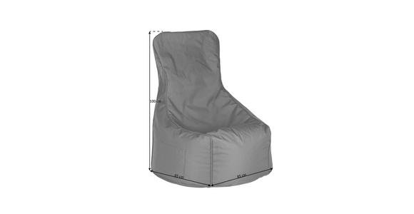SITZSACK Samt Dunkelblau 270 L  - Dunkelblau, Design, Textil (85/100/85cm) - Carryhome