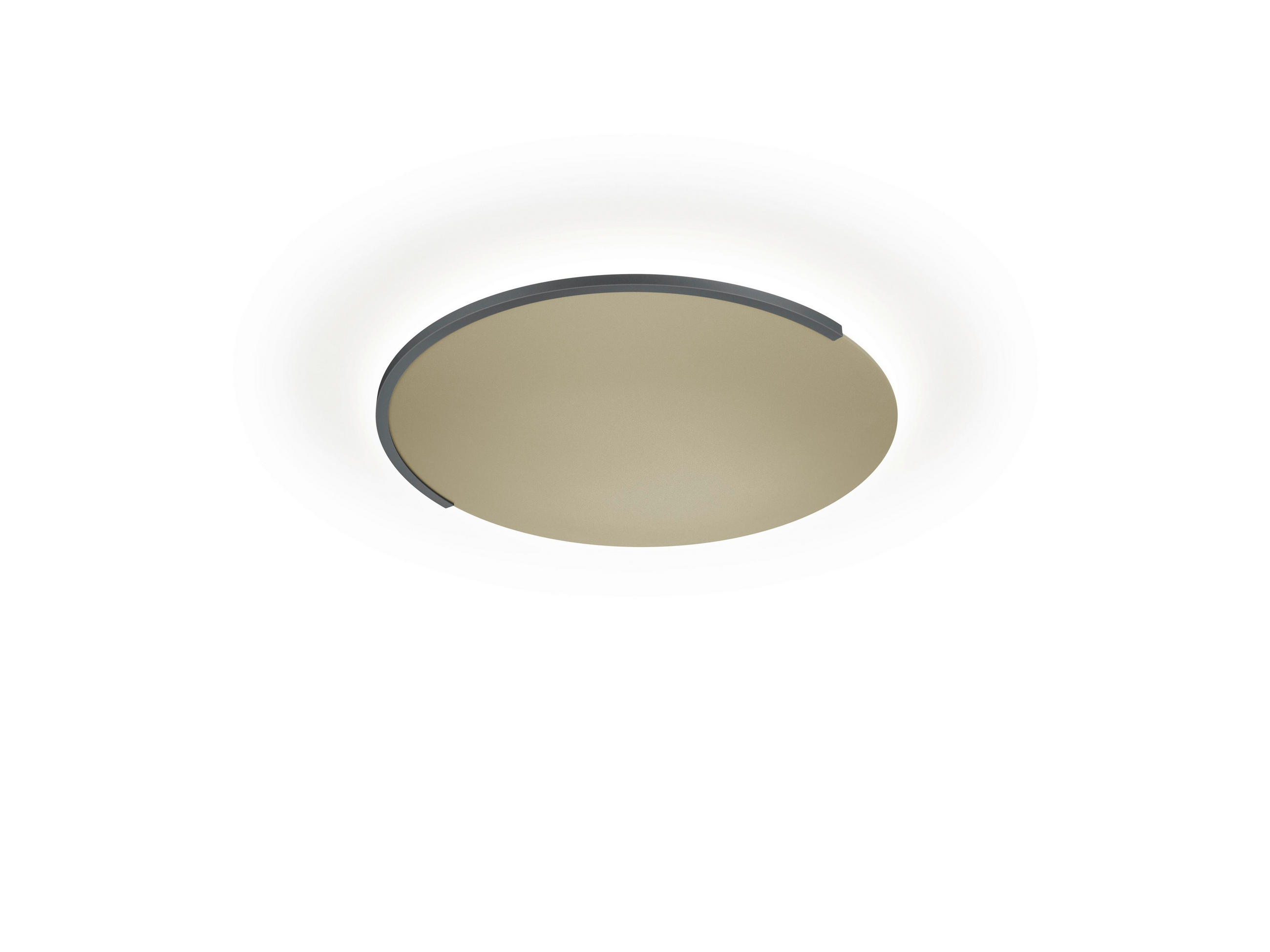LED-DECKENLEUCHTE Astra-40 40 cm  - Bronzefarben, MODERN, Metall (40cm) - GKS Knapstein