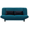 SCHLAFSOFA in Webstoff Petrol  - Petrol/Schwarz, Konventionell, Kunststoff/Textil (200/88/90cm) - MID.YOU