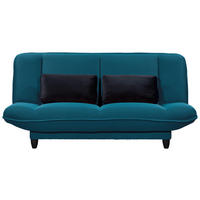 SCHLAFSOFA in Webstoff Petrol  - Petrol/Schwarz, Konventionell, Kunststoff/Textil (200/88/90cm) - MID.YOU