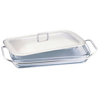 GRIJAČ ZA JELA/CHAFING-DISH  - Basics, staklo/metal (42/7/23,5cm) - Berlinger Haus