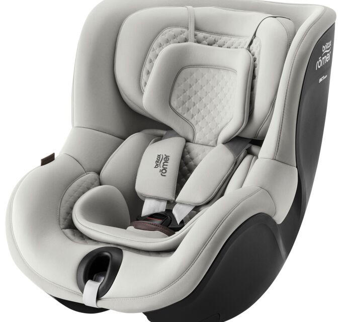 REBOARDER-KINDERSITZ DUALFIX 5Z  - Greige/Hellgrau, Basics, Kunststoff/Textil (44/48/74cm) - Britax Römer