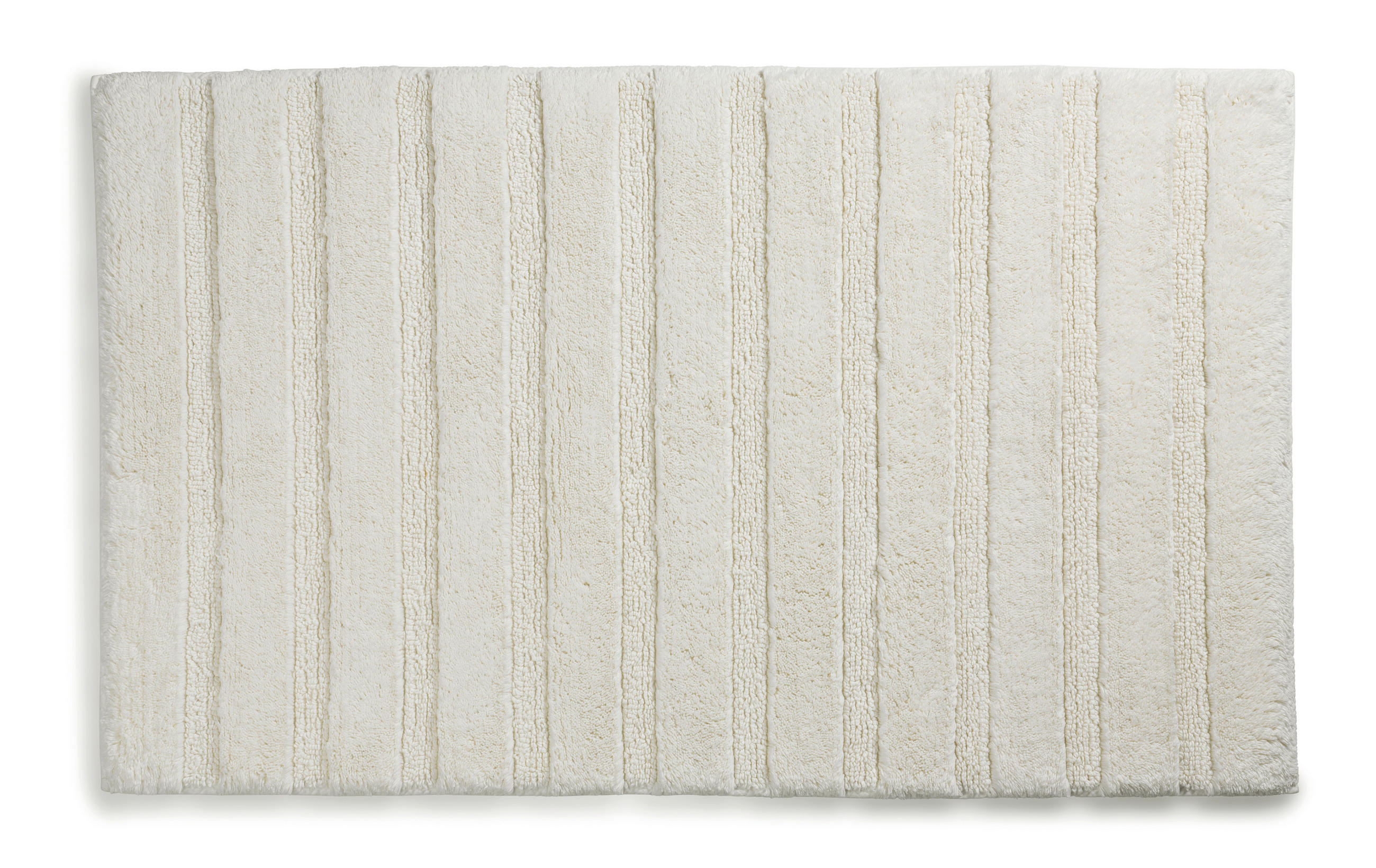 BADEMATTE Weiß  - Weiß, KONVENTIONELL, Textil (100/60/1,6cm) - Kela