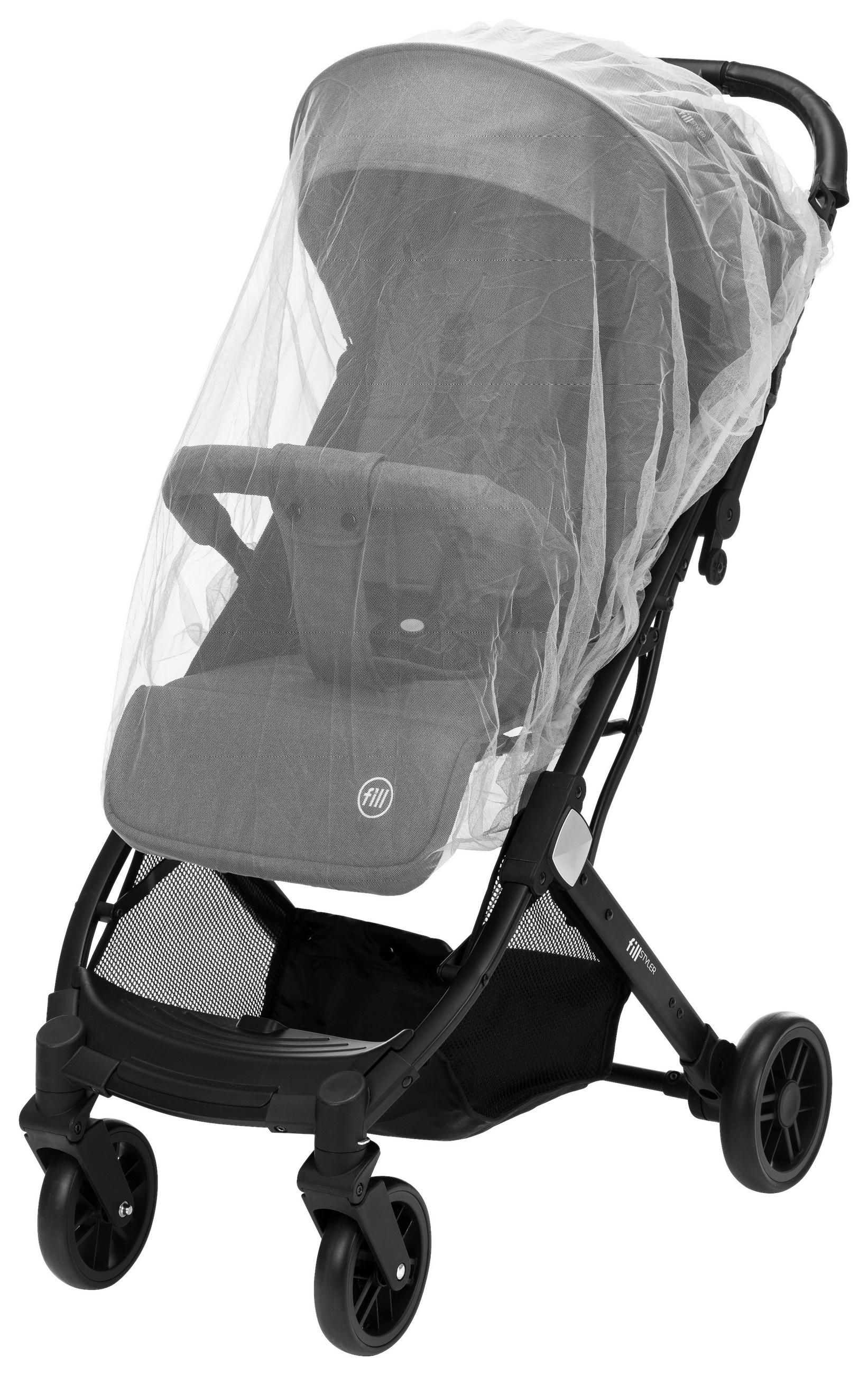 MÜCKENNETZ - Grau, Basics, Textil (140/60cm) - My Baby Lou