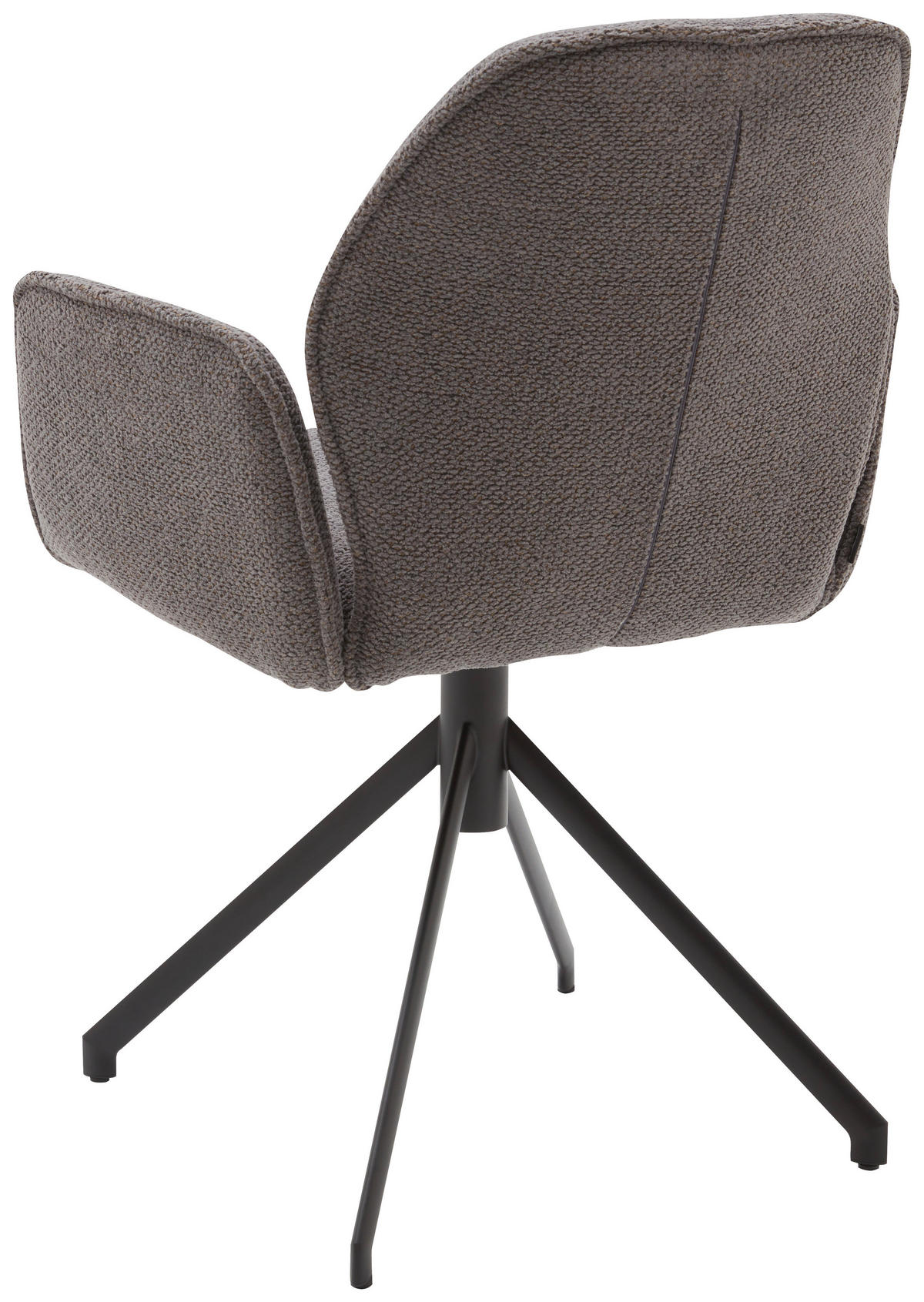 ARMLEHNSTUHL  in Chenille  - Schwarz/Grau, Design, Textil (66/89/66cm) - Dieter Knoll