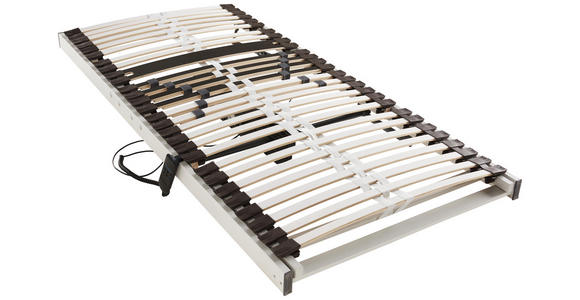 ELEKTRISCHER LATTENROST 90/200 cm - Hellgrau/Braun, Basics, Holz (90/200cm) - Dieter Knoll