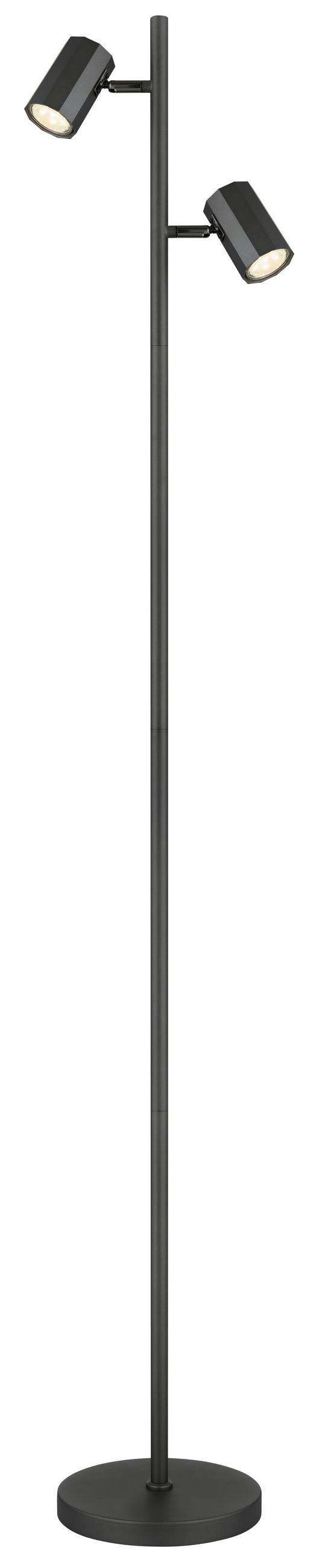 LAMPADAR - gri, Design, metal (27/22/158cm) - Globo