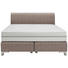 BOXSPRINGBETT 180/200 cm in Beige - Chromfarben/Beige, KONVENTIONELL, Holz/Holzwerkstoff (180/200cm) - Dieter Knoll BOXSPRINGBETT 180/200 cm in Beige - Chromfarben/Beige, KONVENTIONELL, Holz/Holzwerkstoff (180/200cm) - Dieter Knoll