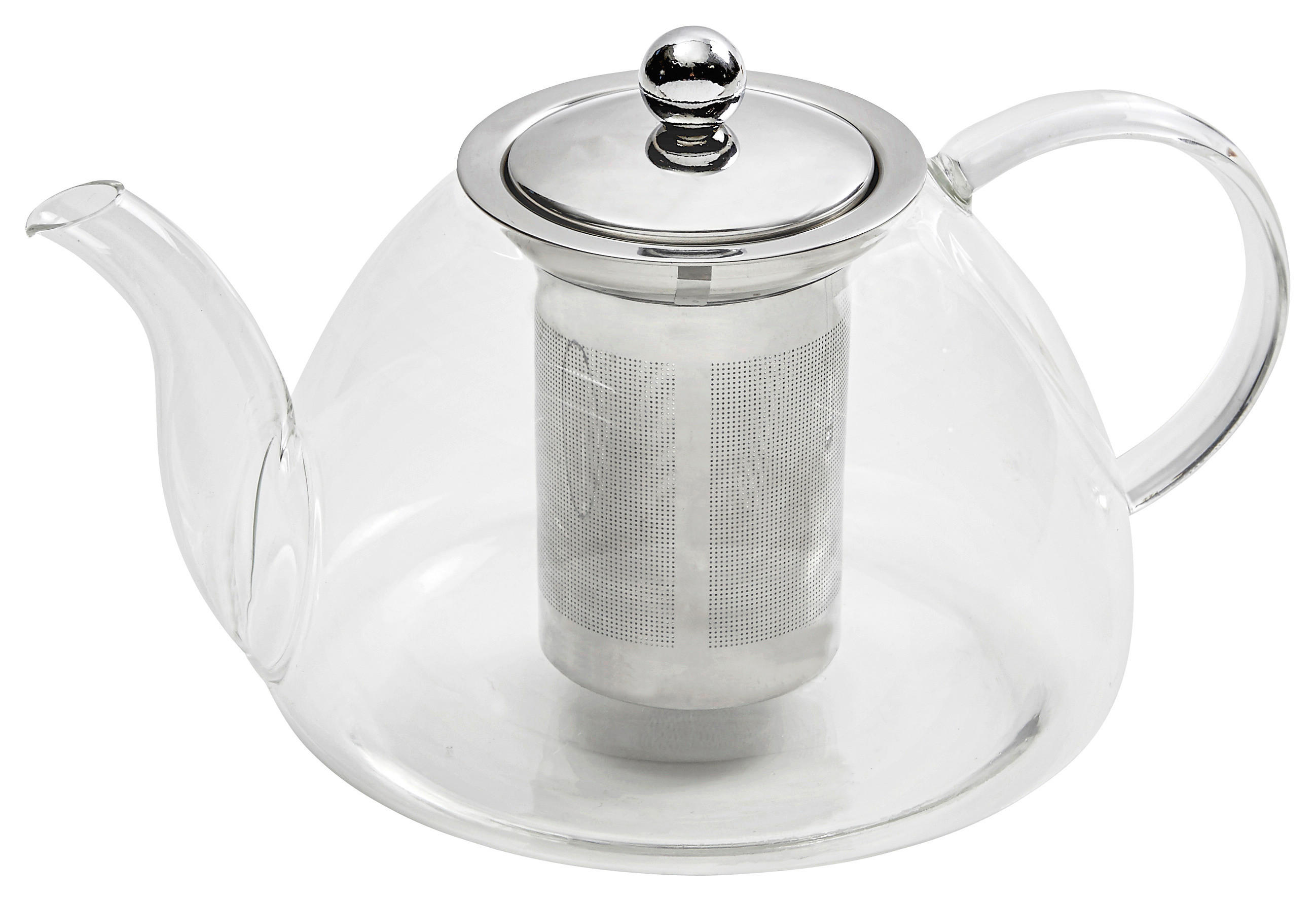 Teekanne aus Glas Jornandes mit Filtereinsatz ca. 1,5 L